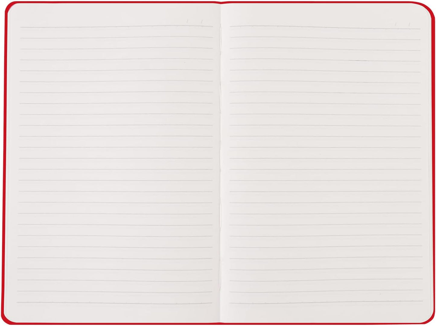 Comix Lined Journal Notebook for Women Men, Journaling Notebooks for Office School Home, 240 Pages, 5.5" x 8.3", College Ruled, A5, Hardcover, Red