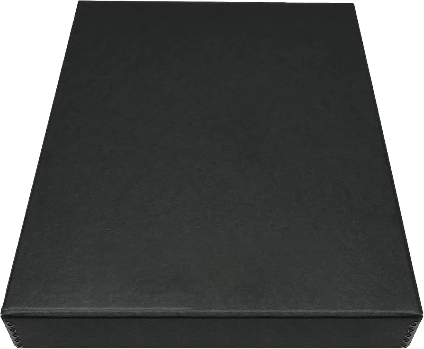 Golden State Art, Archival Folio Storage Box 16x20, Clamshell Design with Metal Edge, Preserve And Store Photos Documents Cards Prints Arts Crafts DIY, Black