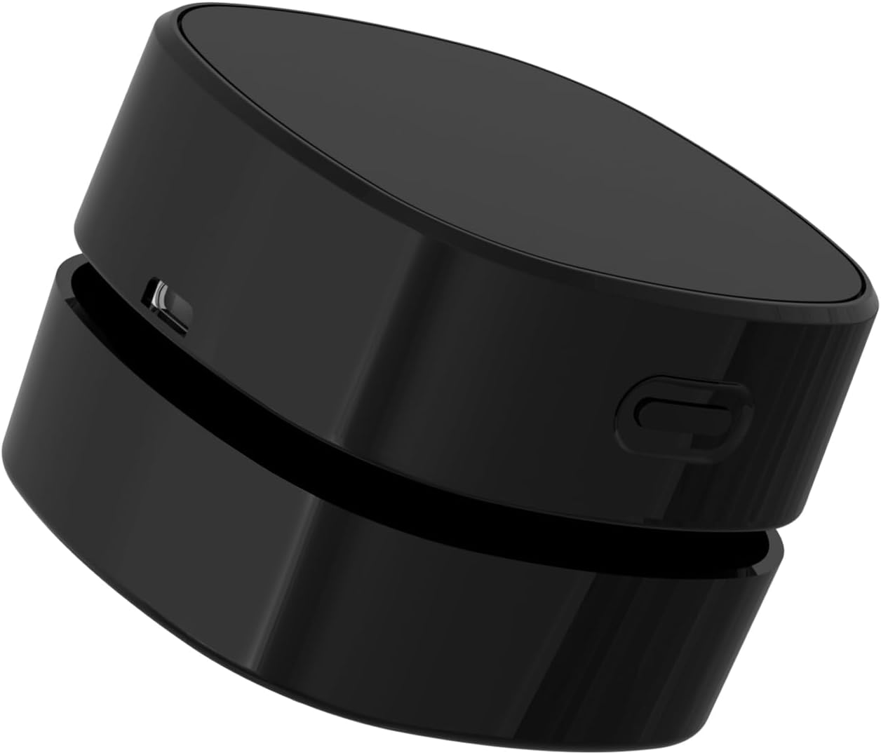 Desktop Vacuum Cleaner, Mini Table Dust Crumb Sweeper USB Charging for Cleaning Eraser Crumbs, Dust, Crumbs, Computer Keyboard and Car (Black)