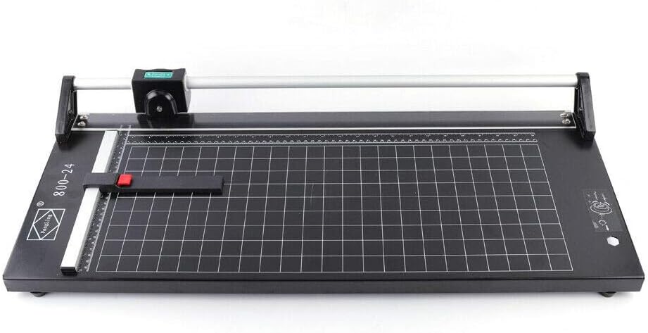 Paper Cutter 24" Paper Trimmer Scrapbooking Tool with Automatic Security Safeguard And Side Ruler For Craft Paper,Photo, Coupon, Label And Cardstock