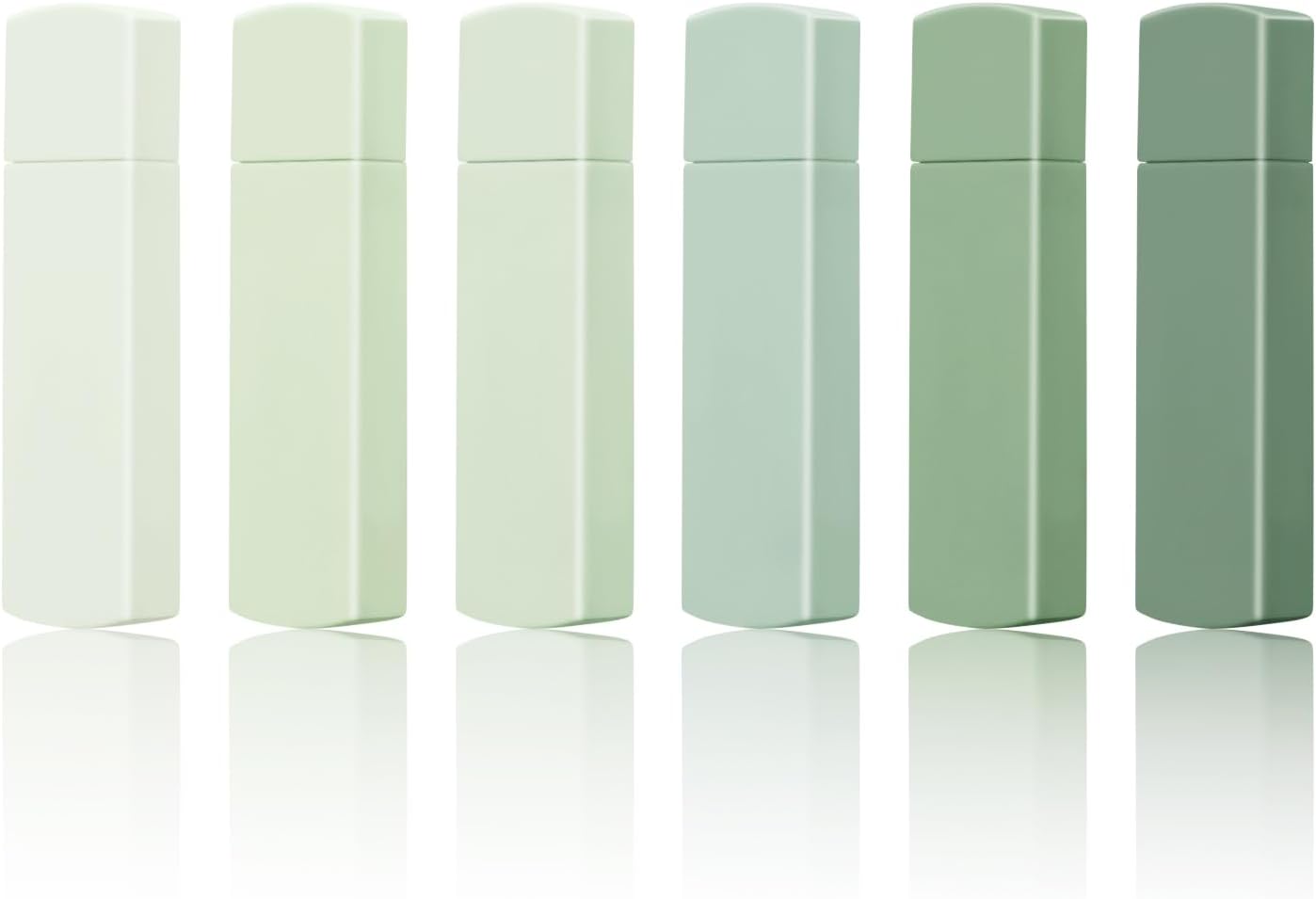 Temiary 6Pcs Mini White Correction Tapes, Quick Dry Smooth Pull Out for Writing, Aesthetic Cute Correction Tape Set Easy To Use for Students School Office Supplies (Green)