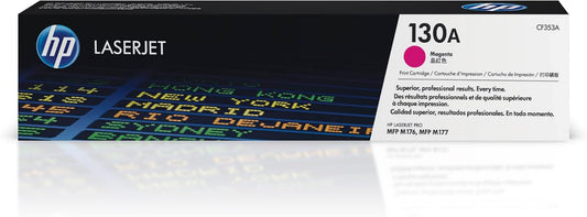 HP 130A Magenta Toner Cartridge | Works with HP Color LaserJet Pro MFP M176, M177 Series | CF353A