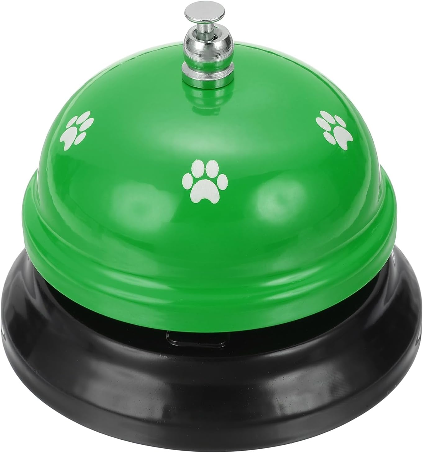 uxcell Desk Service Call Bell, 2.95 Inch Metal Dinner Service Bell Ring for Hotel Restaurant Reception Area and Wedding Party Events, Green