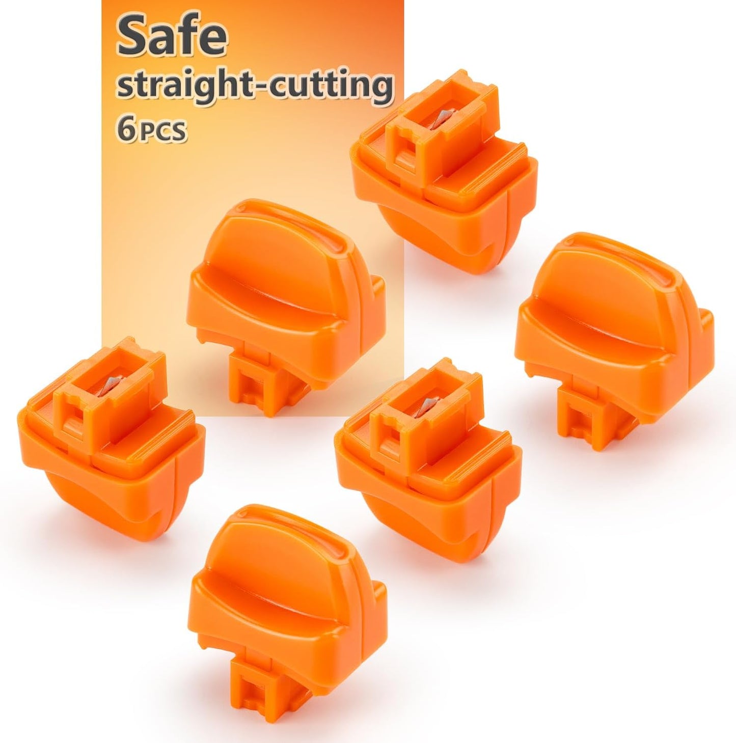 Paper Cutter Replacement Blade for Paper, Cardstock, Photo, Vinyl with Safeguard Design for A4/A5 Paper Trimmer (6 Pack), Worklion