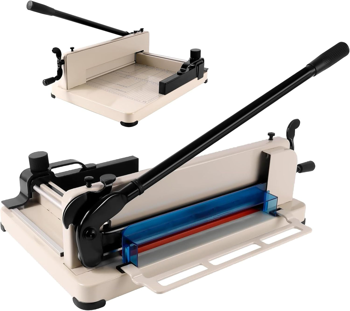 Heavy Duty Guillotine Paper Cutter, Professional Large Paper Trimmer with Safety Lock, Precision Cutting, Guillotine Style Paper Cutter for Office, School and Workshop (12 inch for A4)