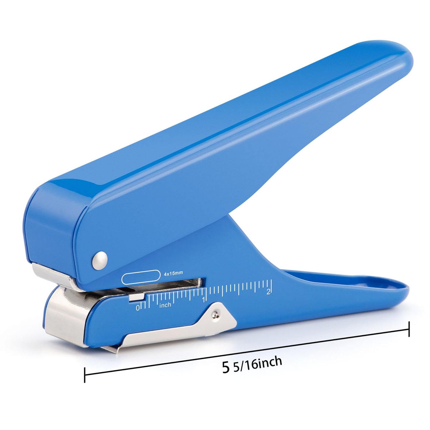 Handheld Badge Slot Hole Punch: Imlike Card Punch with Garbage Collector, Slot Puncher for PVC ID Card, Business Card, Name Tag and Luggage tag, 19/32" x 5/32" Hole, All Metal Construction