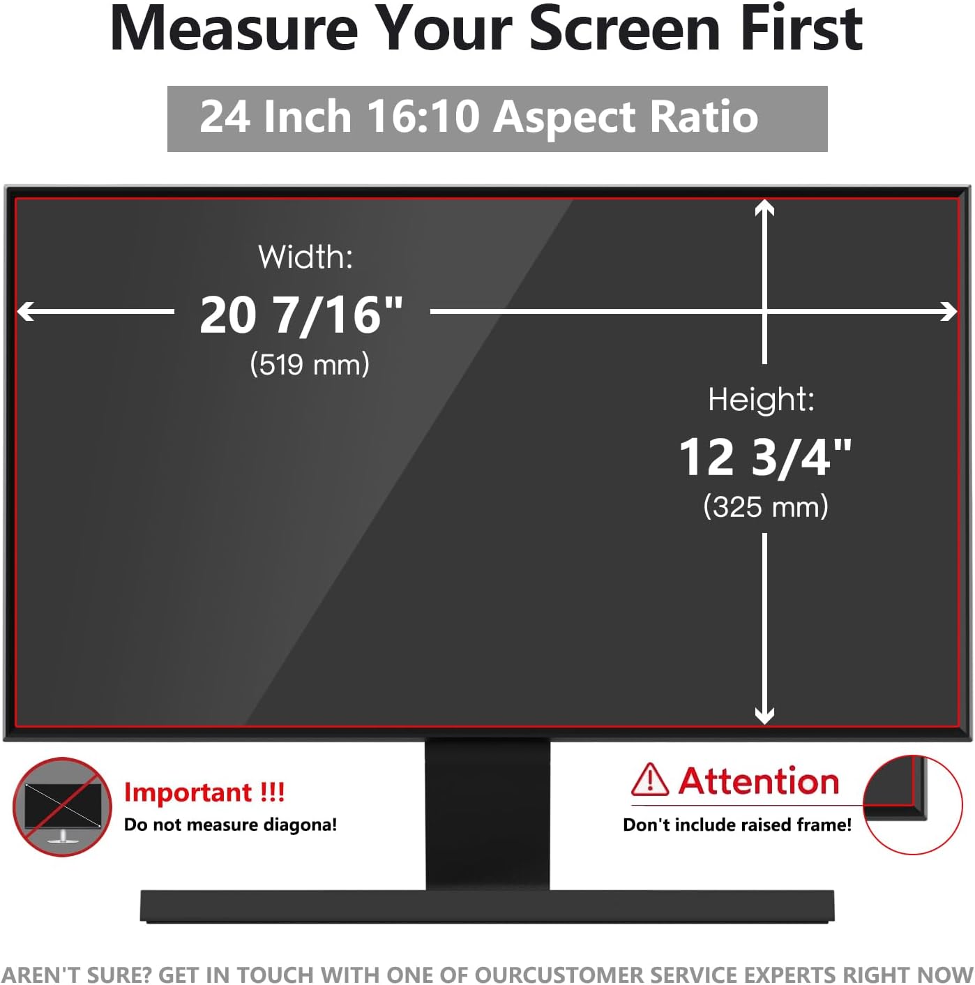 24 Inch Computer Privacy Screen Shield [2 Pack] for 16:10 Widescreen Desktop Monitor - Anti-Glare Blue Light Privacy Filter and Anti Spy Privacy Screen Protector Film