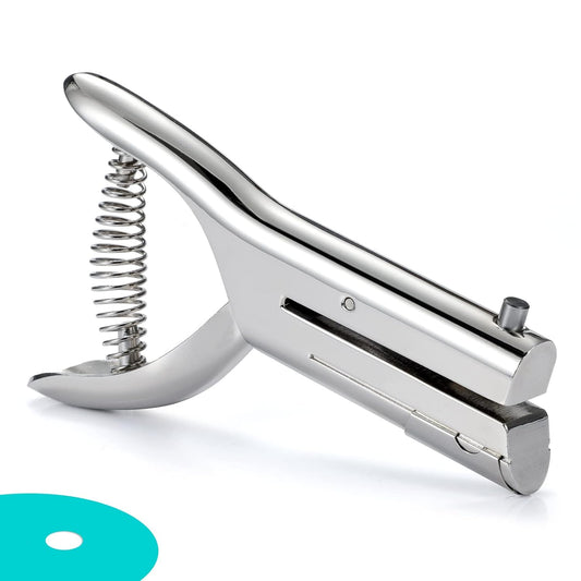 Heavy Duty 8MM Hole Punch - Single Hole Punch, Portable, Paper, Card, Plastic, Cardboard (5/16''-8MM)