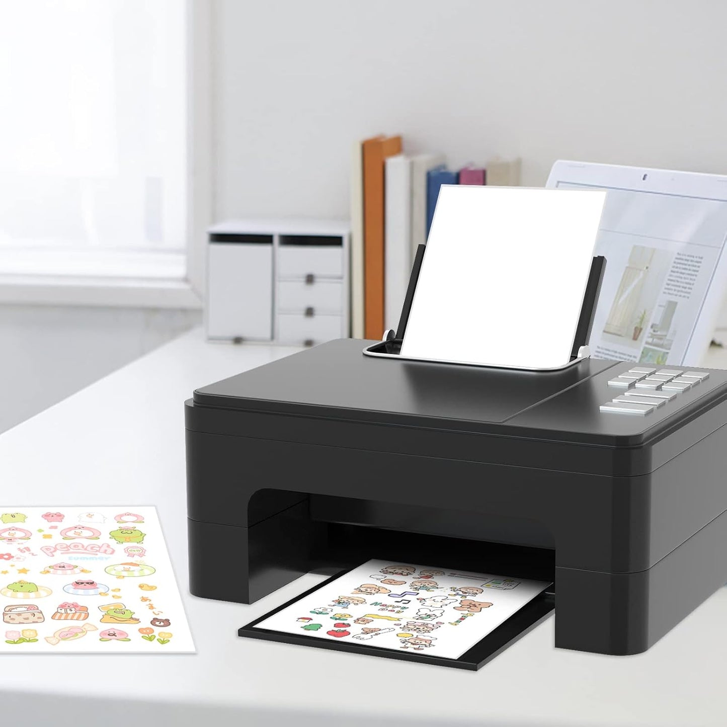 Full Sheet Address Labels for Laser/Inkjet Printers, White, 8.5 x 11 Inch, 1 Pack of 100 Labels