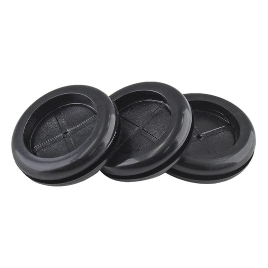 10 Pack 1-3/16" Inside Diameter 1-1/2" Drill Hole Rubber Grommet, Firewall Plug Grommet Rubber Grommets Wire Protection, Double Sided Round