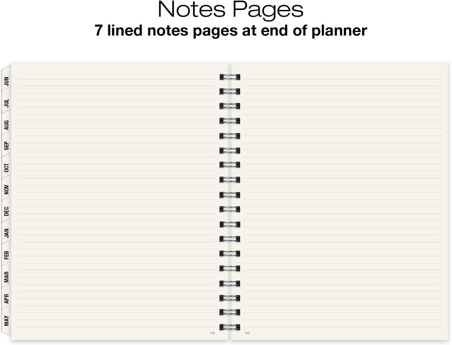 Global Printed Products Essential 7"x9" Monthly & Weekly 2025-2026 Planner - (7" x 9" - June 2025 Through July 2026)