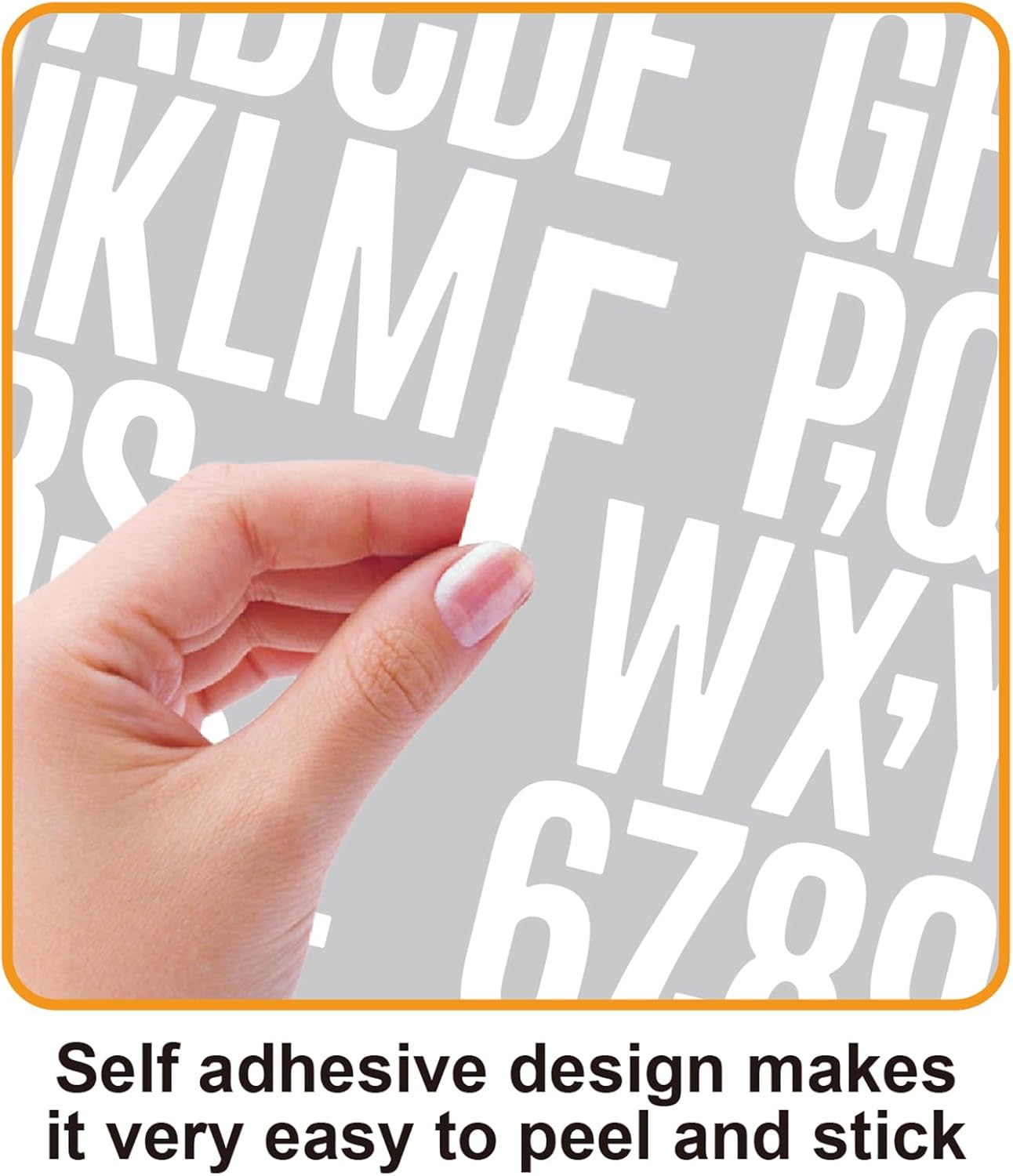 1000 Pcs 2 Inch Waterproof Letter Stickers - Self-Adhesive Vinyl Includes 20 Sheets of Alphabet, Numbers & Symbols for Mailbox, Door, Window, Address, Business Signs, Vehicles & More (White)