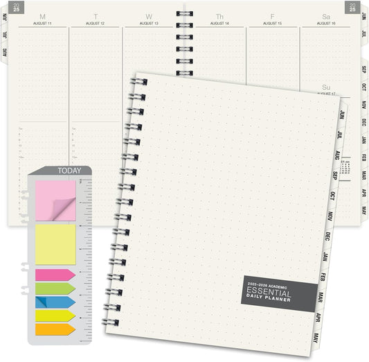Global Printed Products Essential 8.5"x11" Monthly & Weekly 2025-2026 Planner - (8.5" x 11" - June 2025 Through July 2026)