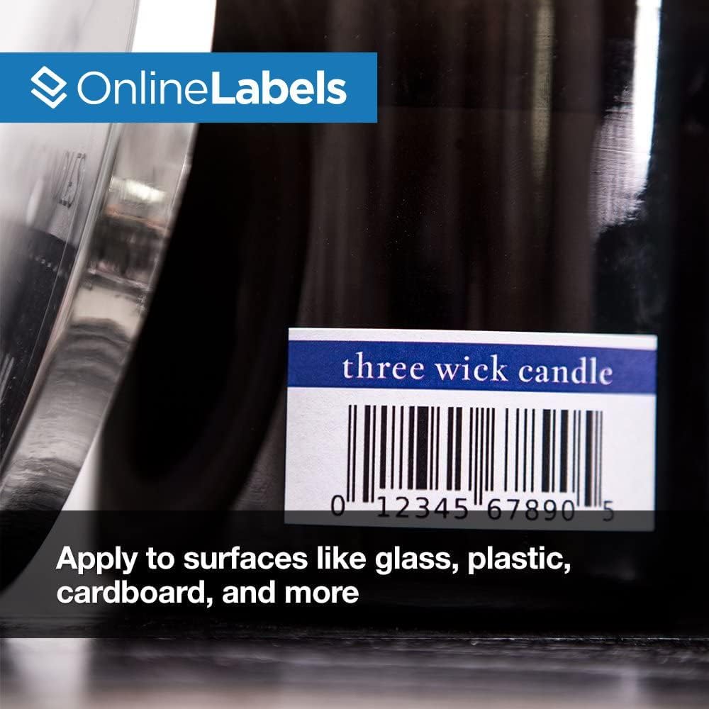 2 x 1 Rectangle Barcode Labels - Pack of 20,000 Labels, 500 Sheets - Inkjet/Laser Printer - Online Labels