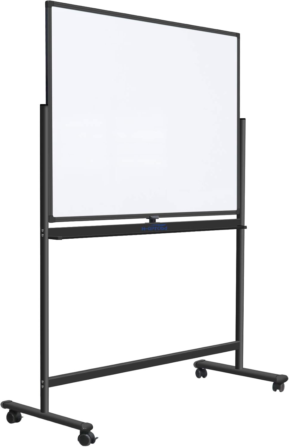 H-Qprobd 48"x36" Mobile Whiteboard Double-Sided Magnetic Dry Erase Board on Wheels - Comercial Rolling White Boards with Sturdy Stand for Home, Office & School