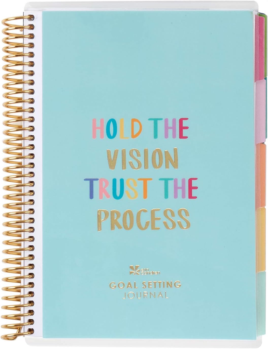 Erin Condren Coiled A5 Planner - Goal Setting, Featuring Goal-setting Tips and Advice, Goal-tracking Spreads, To-do Lists for Action Steps, and More. Boost Productivity
