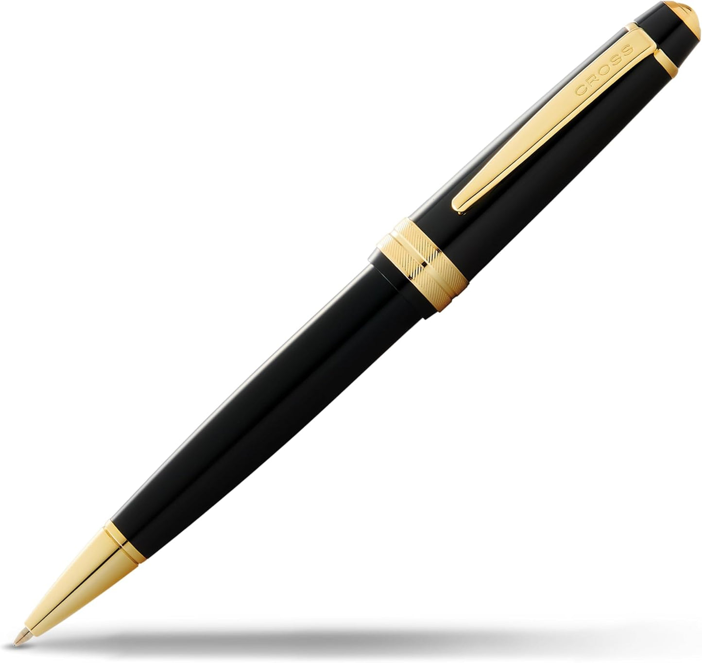 Cross Bailey Light Refillable Ballpoint Pen Presented in a Everyday Gift Box - Medium Point, Black Ink, Polished Black