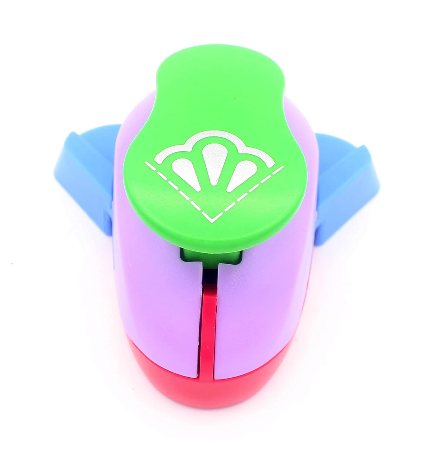 Hollow Corner Embossing Punch - Handmade Scrapbooking Craft Lever Puncher (Bouquet Pattern)