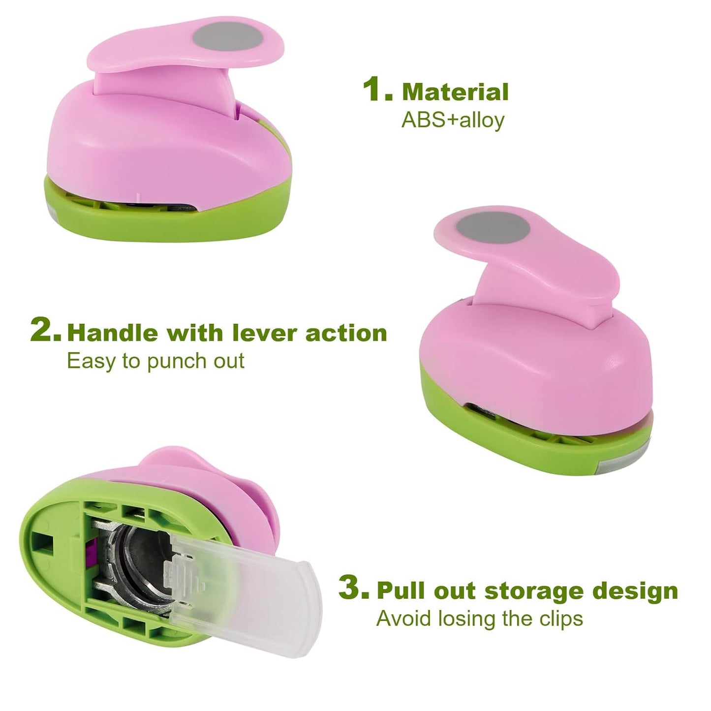 Hole Punch and Craft Scissor Set of 9, 6pcs Creative Scissors Decorative Edge Set and 3pcs Circle Paper Punches for Kids Adults, Best for Fun Crafts DIY School Work