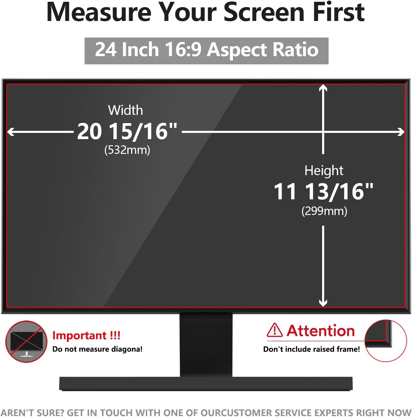 24 Inch Computer Privacy Screen Shield [2 Pack] for 16:9 Widescreen Desktop Monitor - Anti-Glare Blue Light Privacy Filter and Anti Spy Privacy Screen Protector Film