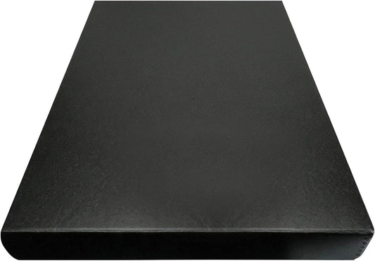 Golden State Art, Archival Folio Storage Box 18x24, Clamshell Design with Metal Edge, Preserve And Store Photos Documents Cards Prints Arts Crafts DIY, Black