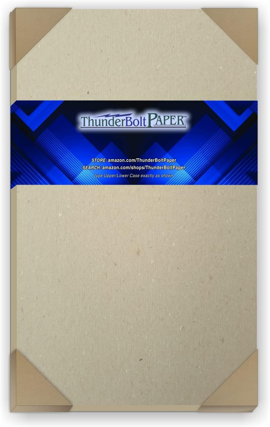 100 Sheets Chipboard 46pt (Point) 8.5" X 14" (8.5X14 Inches) Legal|Menu Size .046 Caliper Thick Cardboard Craft|Packaging Brown Kraft Paper Board