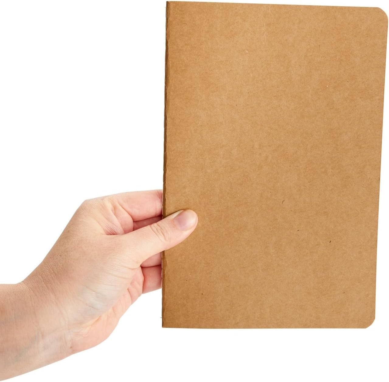 Paper Junkie Softcover Blank Notebooks - 24-Pack, A5, 60 Pages, Kraft - Sketchbooks Bulk for Sketching & Writing - Ample Pages for Journals for Writing