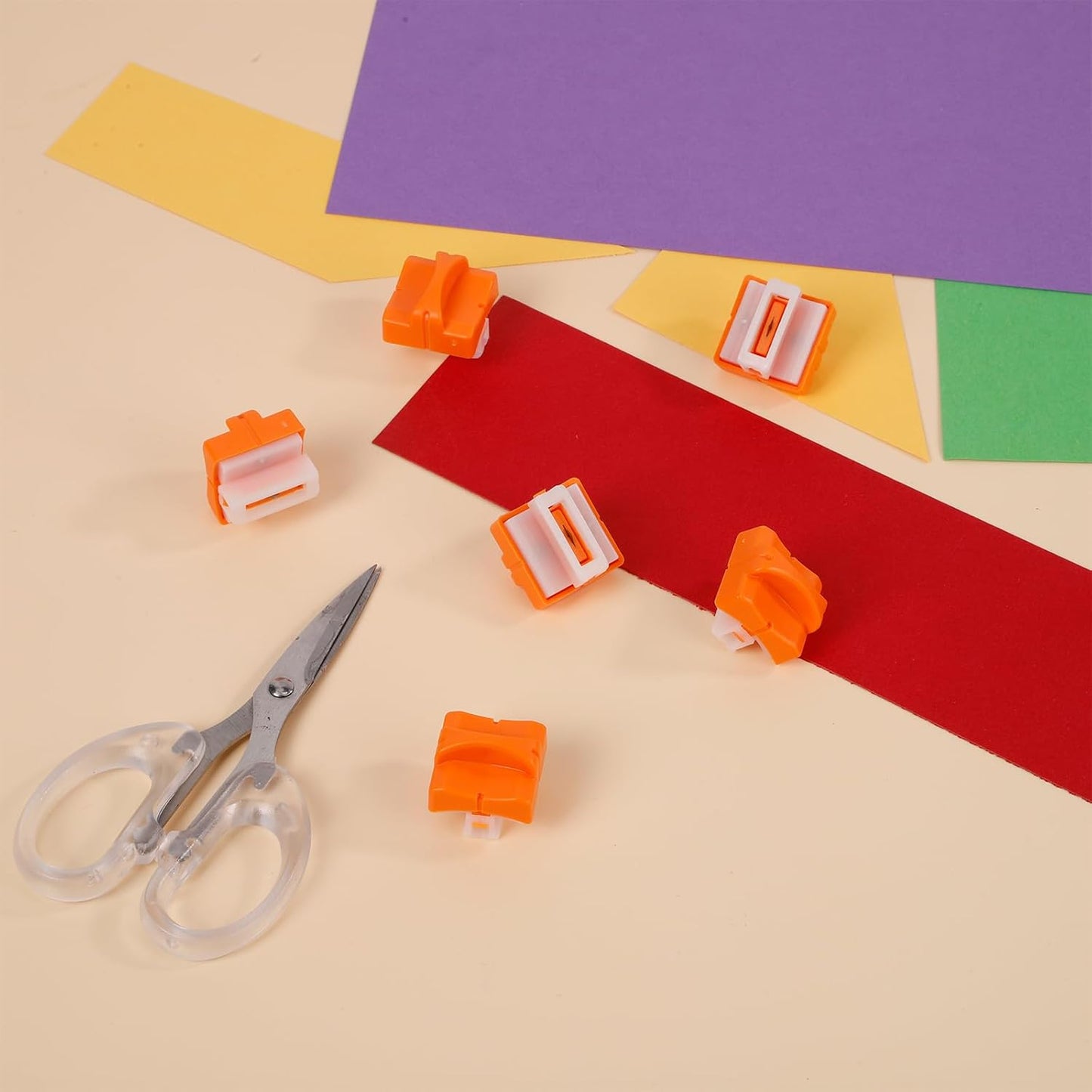 6 Pieces Paper Cutter Replacement Blade Paper Trimmer Replacement Blade Refill with Automatic Security Safeguard- A4 Paper Cutter Blade Refill