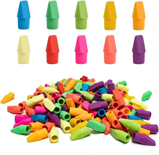 Cap Erasers for Pencils Pulk - Pencil Top Erasers Cap Erasers Toppers for Latex Free Assorted Colors School Supplies for Teachers Sudents Classroom Home and Office (1000)