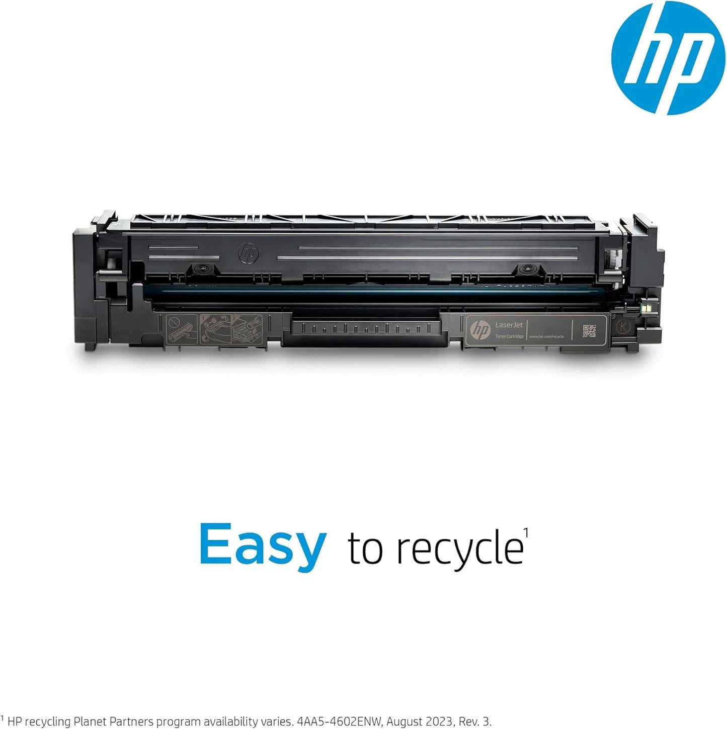 HP 202X Cyan High-yield Toner Cartridge | Works with HP Color LaserJet Pro M254, HP Color LaserJet Pro MFP M281 Series | CF501X