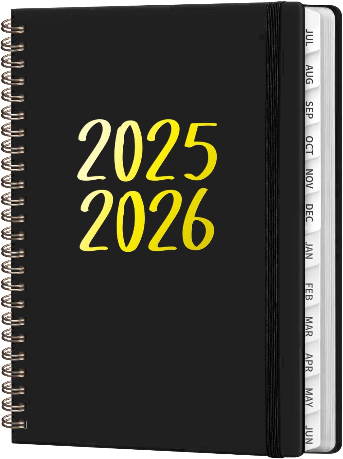 Planner 2025-2026, Monthly and Weekly Calendar Academic Planner (July 2025 - June 2026), Hardcover Planning Agenda Book for Office School Supplies, A5 (6.3" x 8.5")