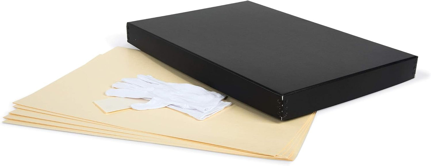 Gaylord Archival Black Newspaper Preservation Kit - 13W x 18L x 3" H