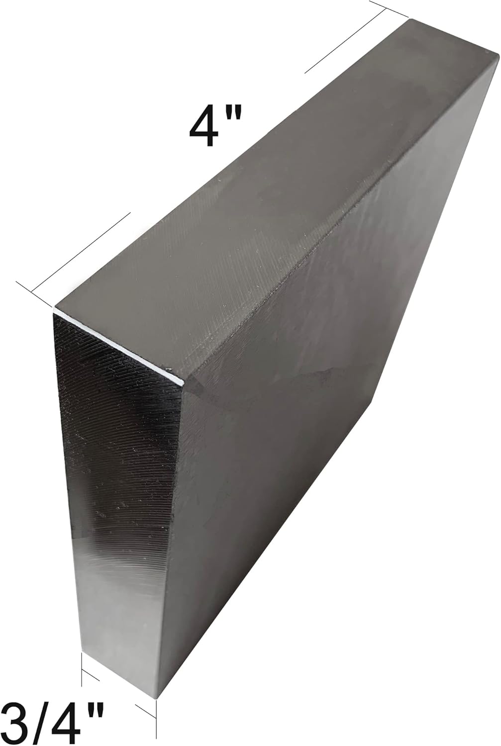 HimaPro Steel Bench Block 4"x4" Flat Anvil Jewelers Tool Metal Bench Block for Jewelry & Stamping (4''x4''x3/4'')