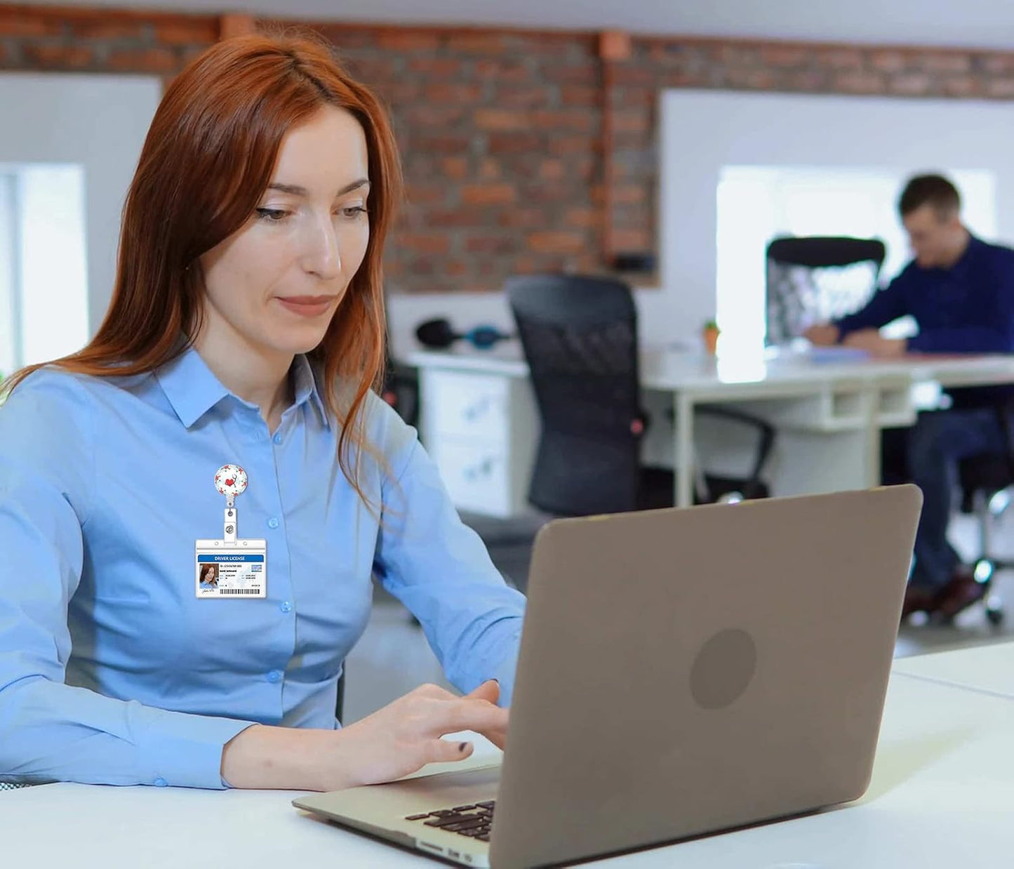 16 PCS Badge Reels Retractable Badge Holders/ID Badge Holders Retractable