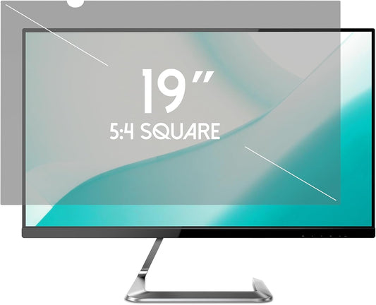 19 Inch Desktop Privacy Screen Shield for 5:4 Monitor - Anti Glare Computer Privacy Screen Cover | Blue Light Blocking Screen Protector | Scratch Resistant UV Filter | Attachment Type