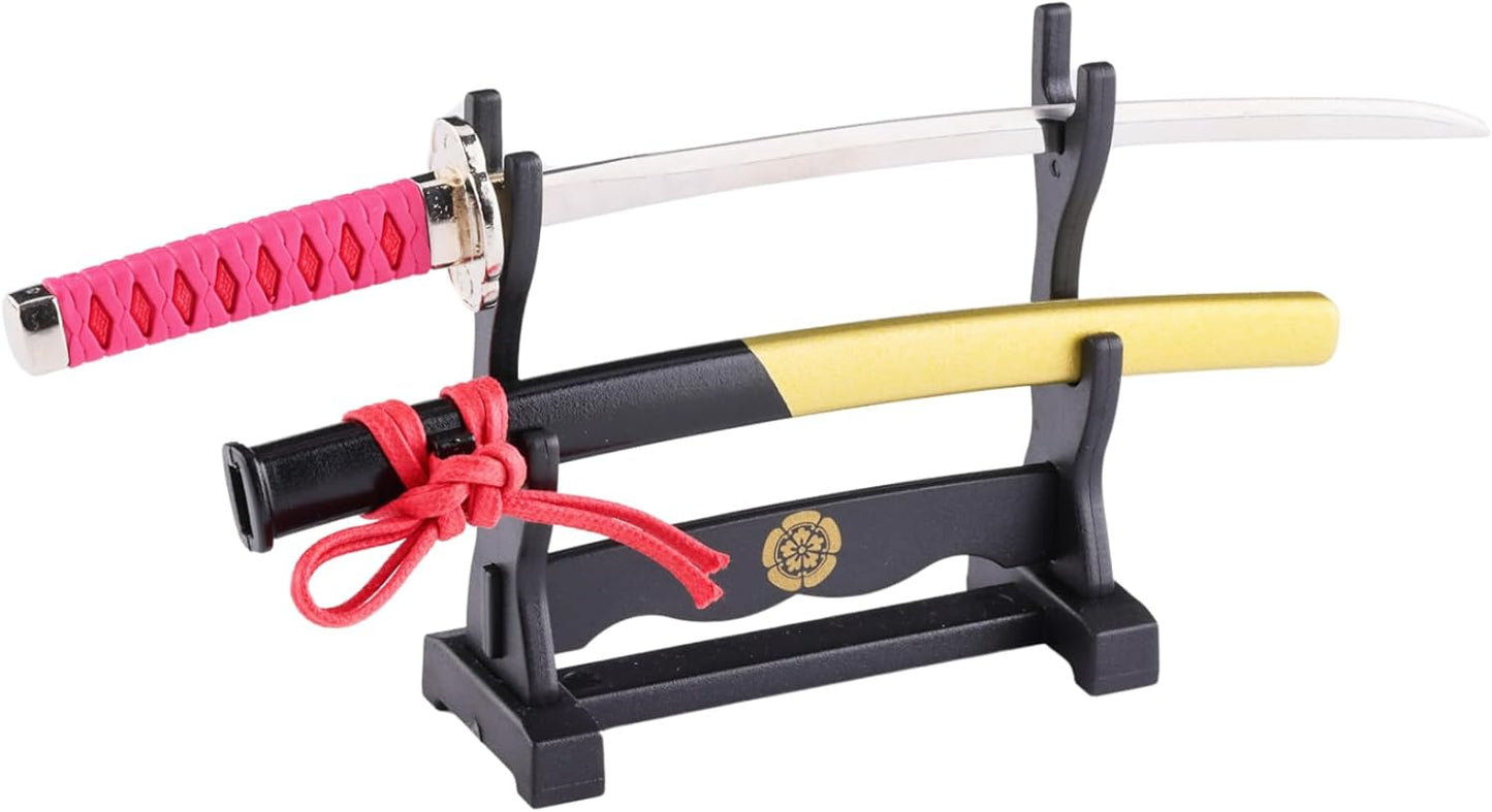 Mini Japanese Samurai Katana Sword Paper Knife Letter Opener 8.3 inch Made in JAPAN (Oda Nobunaga Horizontal Type)