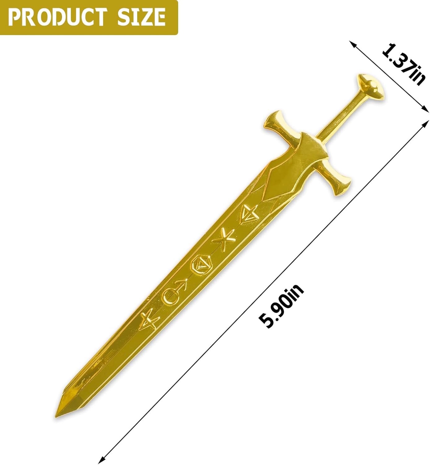 Golden Metal Letter Opener Office Letter Opener Knife Metal Plated Envelope Opener Ergonomic Grip Handle Practical Ornamental Letter Opening Tool