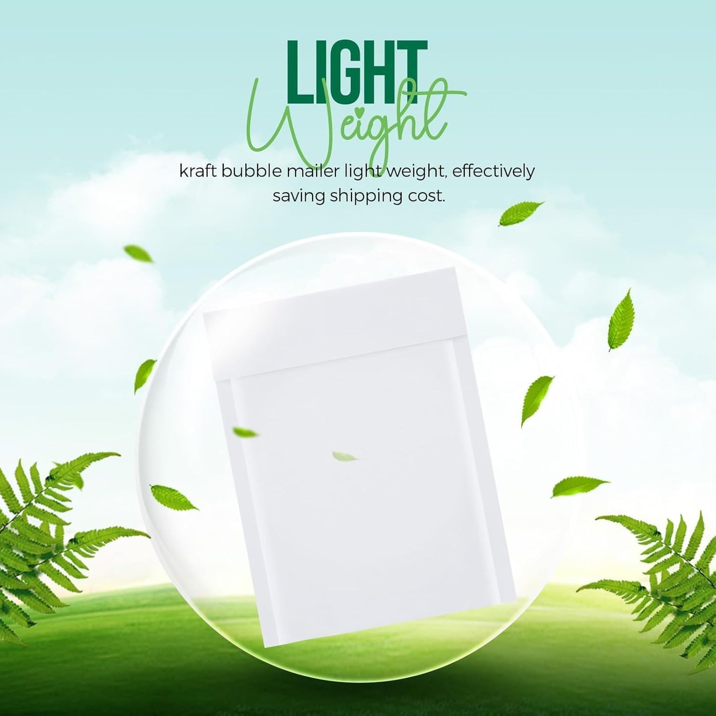 Fuxury White Kraft Bubble Mailer 6x10" 600 Pack Usable Size 6x9" Thick Padded Envelopes Bulk Self Seal Bubble Envelopes Waterproof Cushioned Padded Mailers for Small Business Shipping Invoices Cards