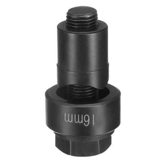 HARFINGTON Sheet Metal Punch Hole Punch 16mm Bearing Steel Precise Cutting Manual Knockout Kit with External Hex Shank for Metal Steel Plate Sink Stainless Steel, Black