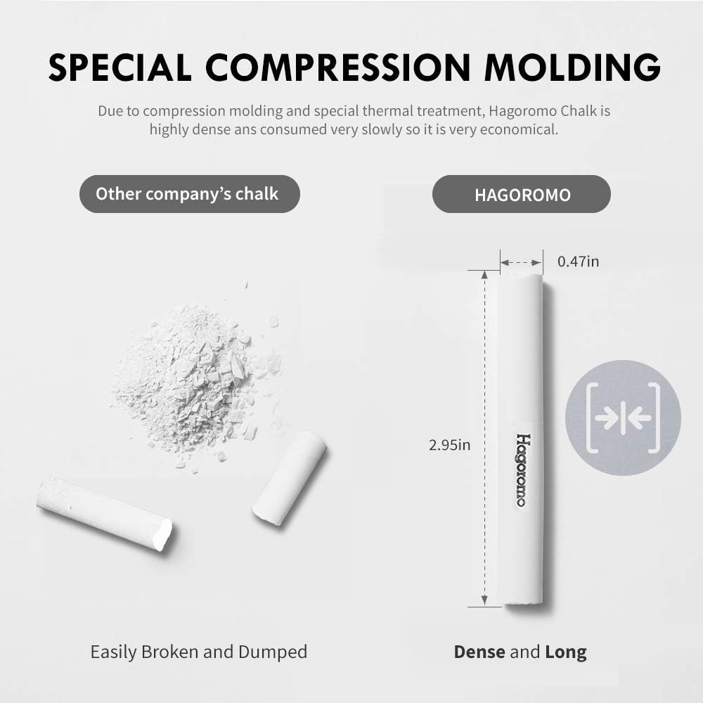 Hagoromo Fulltouch Colored Chalk Non-Toxic - 1 Box, Dustless Fulltouch and Luminous Color Set Washable Chalks for Kids, Sidewalks, Chalkboards, Blackboards [20 Pcs/16 Color Mix]