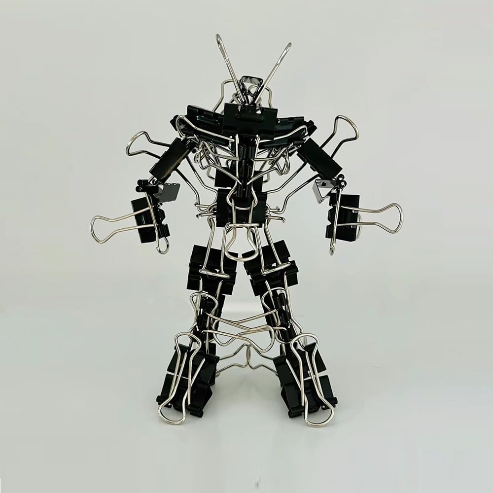 100 Pack Medium Binder Clips, Standard 32mm/1.25 in Binder, Durable Medium Black Binder Clips Bulk, Office Binder Supplies, Paper Binders, Metal Binders for Filing, Office, School, Home