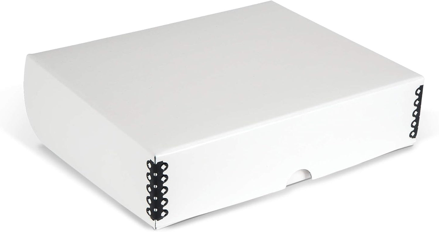 Gaylord Archival White Clamshell Preservation Box - 10 1/4W x 15 1/4L x 3" H