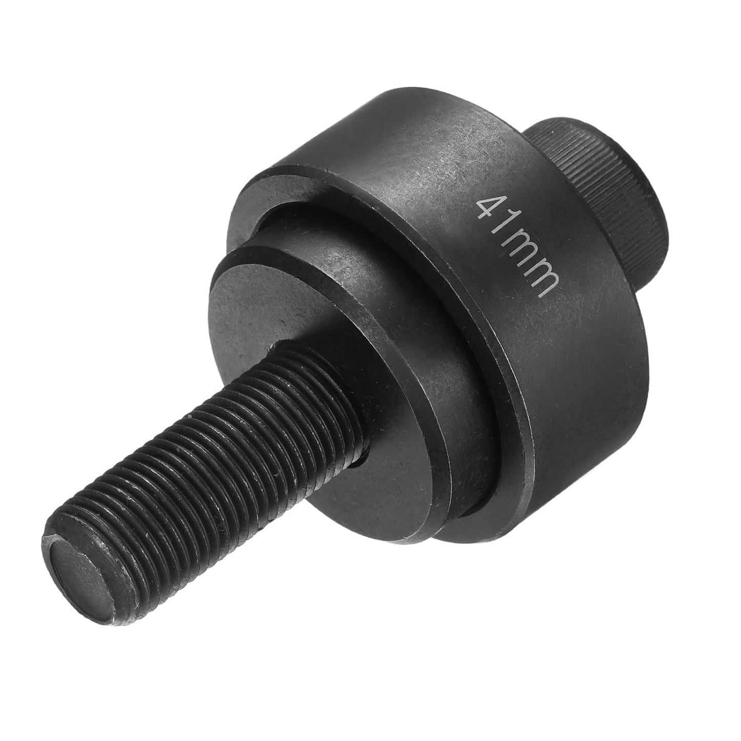 HARFINGTON Sheet Metal Punch Hole Punch 41mm Bearing Steel Precise Cutting Manual Knockout Punch Kit for Metal Steel Plate Sink Stainless Steel, Black