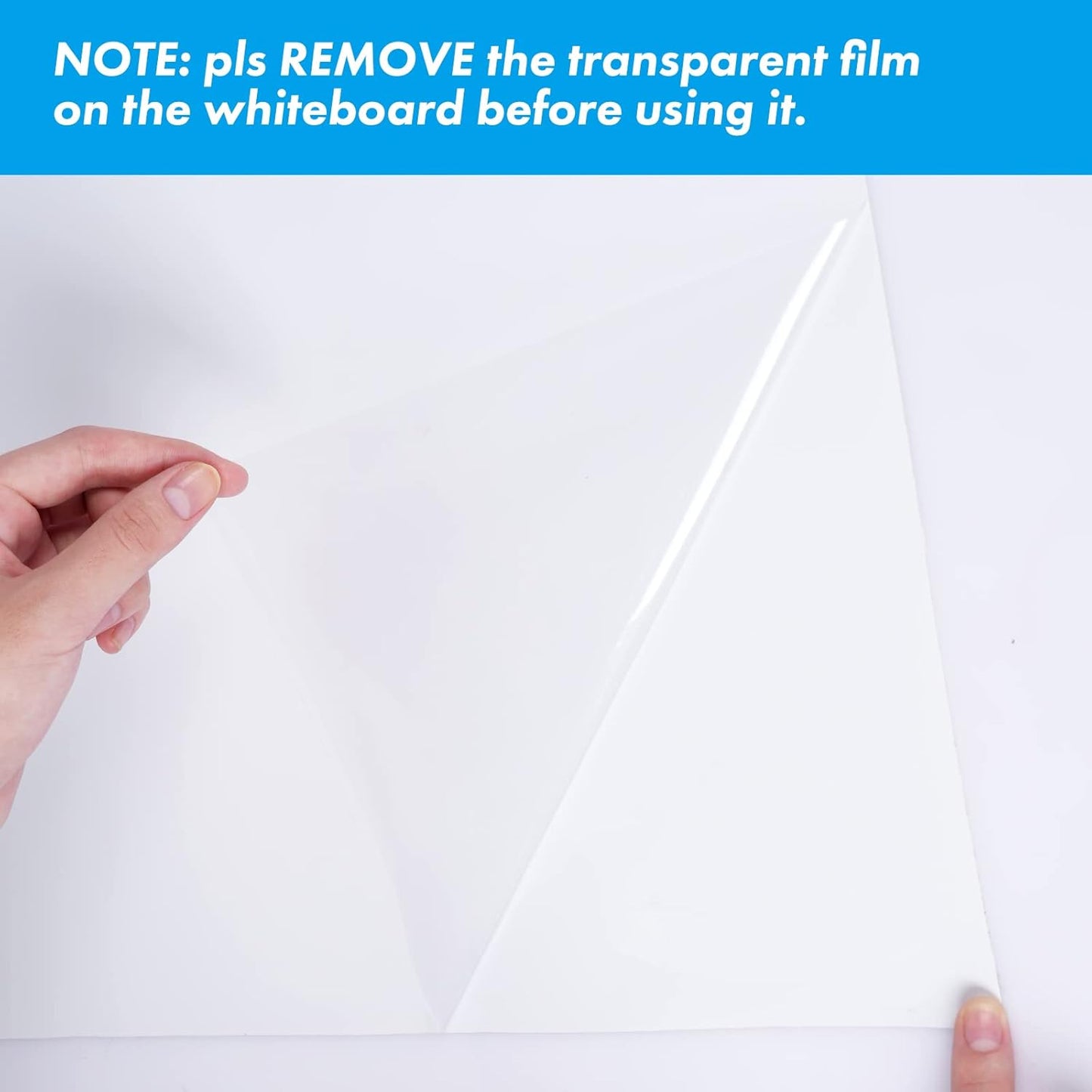 HAMIGAR Whiteboard Sticker for Wall 36" x 157" Dry Erase Board Large Wallpaper Peel and Stick, White Board Stick on Wall, Contact Paper Adhesive Poster Board Whiteboard with 1 Marker