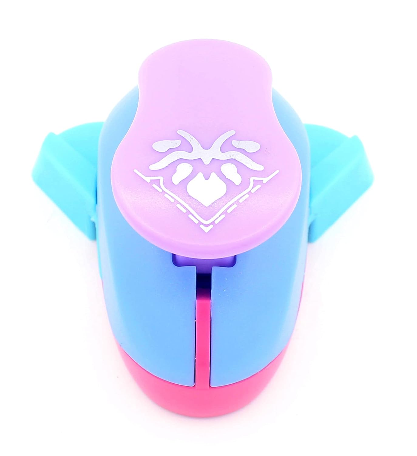 Hollow Right-Angle Embossing Punch - Handmade Scrapbooking Craft Lever Corner Punch (Peach Blossom)