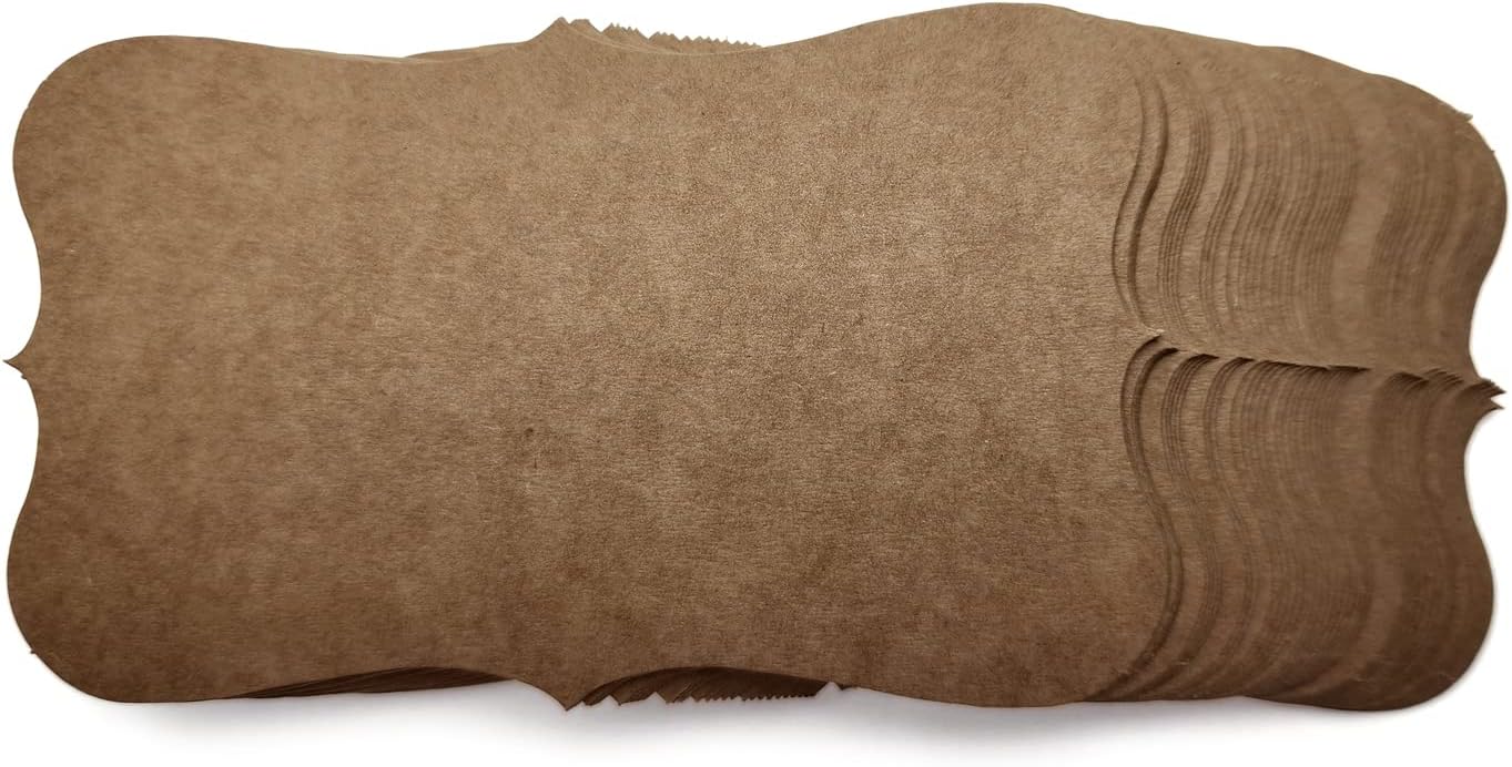 PPAPPAPPIYO 3x5 index card/Set of 50 Blank index cards 337gsm (KRAFT)