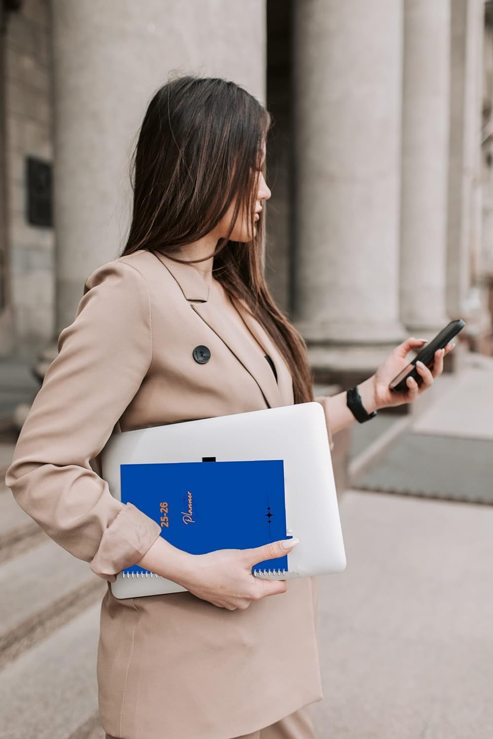 Hourly Planner 2025-2026 by StriveZen, January 2025 - July 2026, Weekly Appointment Book, Daily Scheduling Calendar, Medical, Business, 15 minutes, Pockets, Large, HARDCOVER, 8.5x11