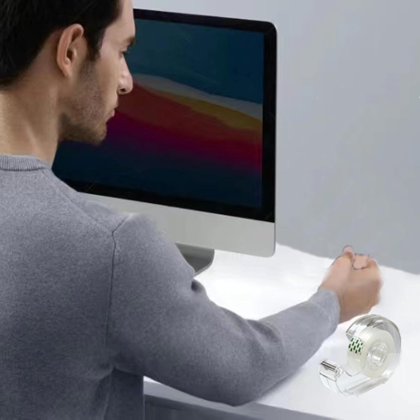 144 Rolls Transparent Tape Refills - 3/4-Inch x 1000 inch, 1 inch Core, Clear Gift Wrapping Tape Refill Roll for Office, Home, School