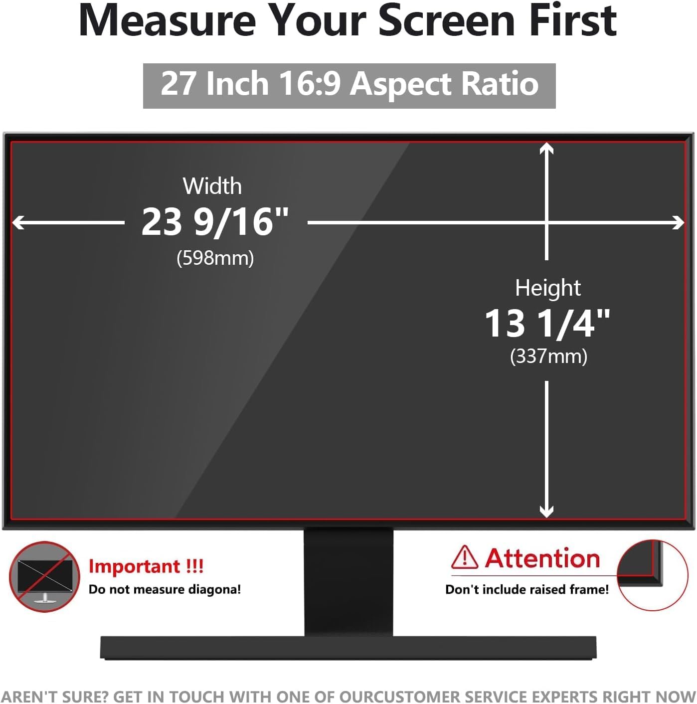 27 Inch Computer Privacy Screen Shield [2 Pack] for 16:9 Widescreen Desktop Monitor - Anti-Glare Blue Light Privacy Filter and Anti Spy Privacy Screen Protector Film