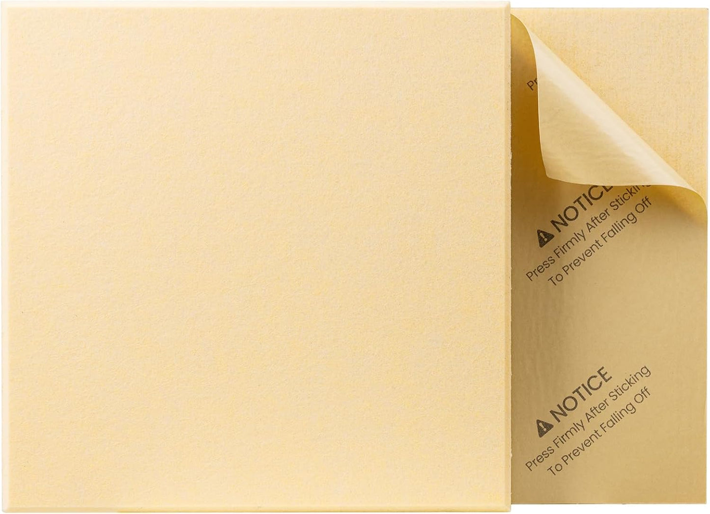 Sonicism 22 Pack Acoustic Wall Panels with Self-Adhesive, 12" X 12" X 0.4" Sound Proof Foam Panels, Decorative Soundproof Wall Panels, Sound Proof Absorbing Tiles for Home & Offices, Pale Apricot